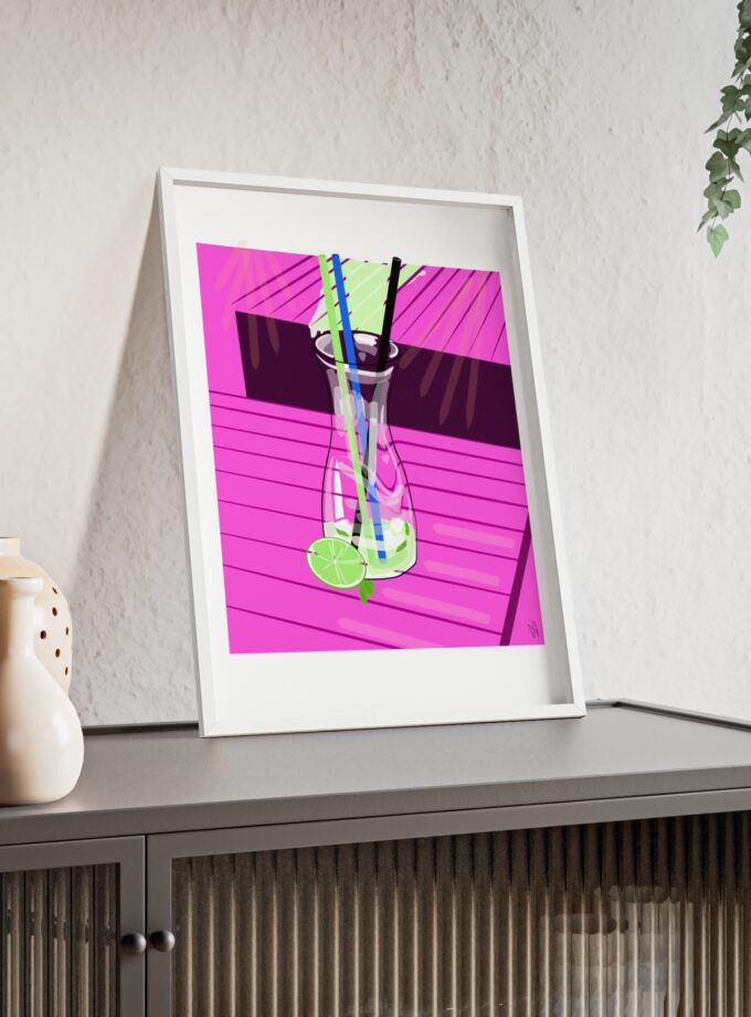 Mojito In Starigrad Poster, Framed