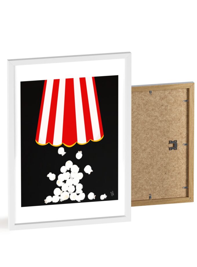 Let's Stay In Poster, Framed