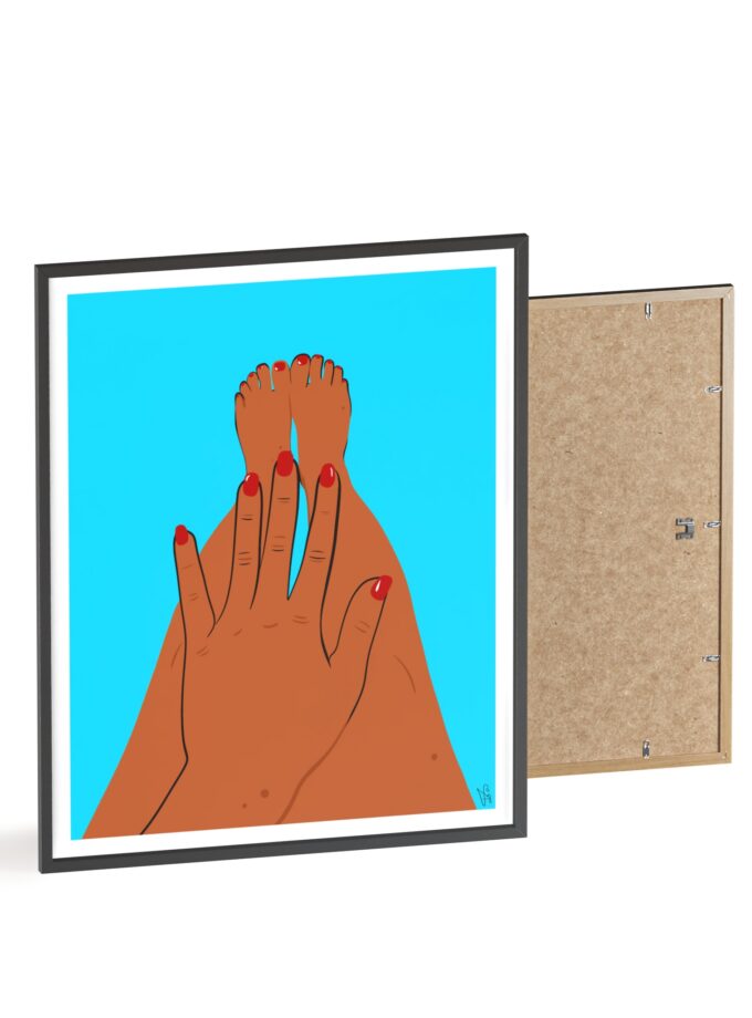 Sky Polish Poster, Framed