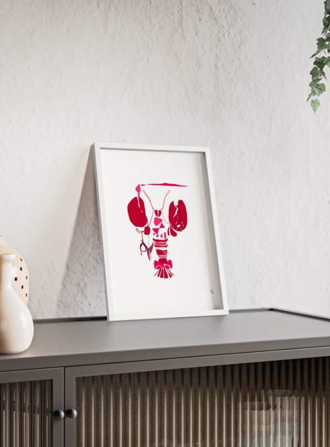 Chef's Kiss Poster, Framed