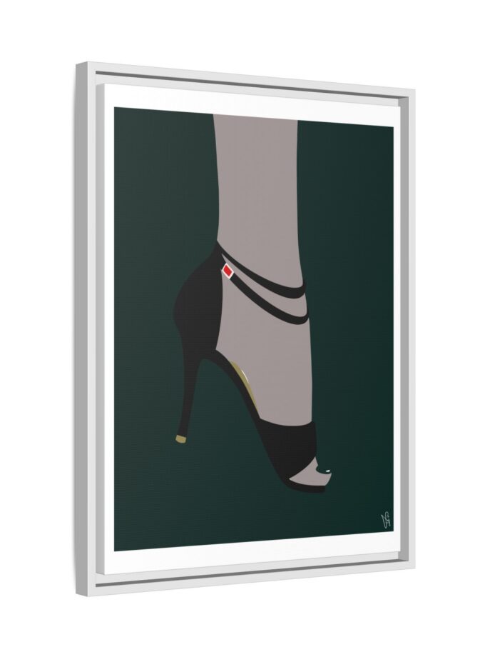 Emerald Canvas, Framed