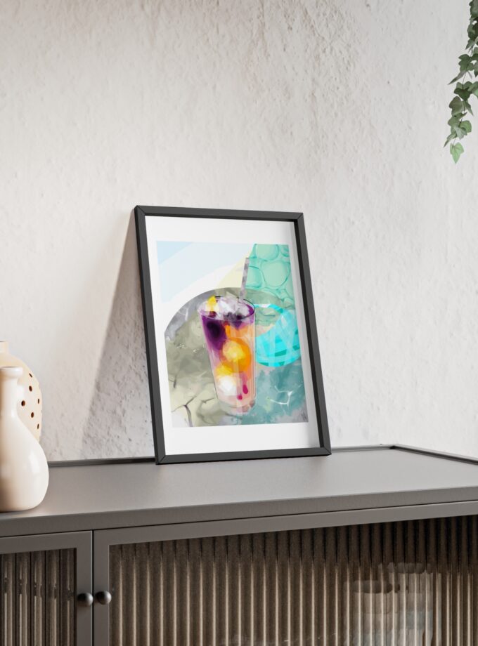 Lemonade In Zagreb Poster, Framed