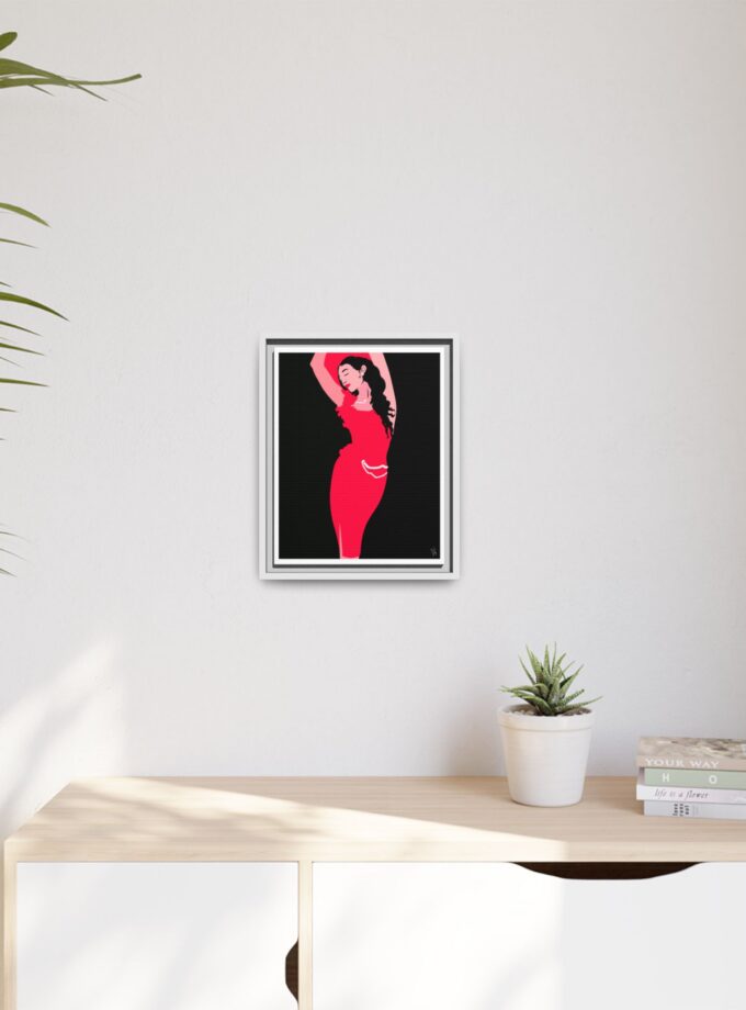 Goddess Canvas, Framed