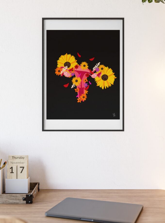 Nature Is Healing Poster, Framed