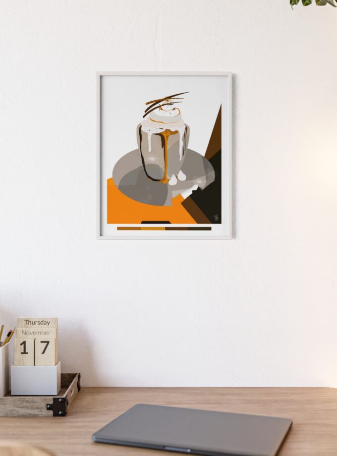 Caramel Bliss Poster, Framed