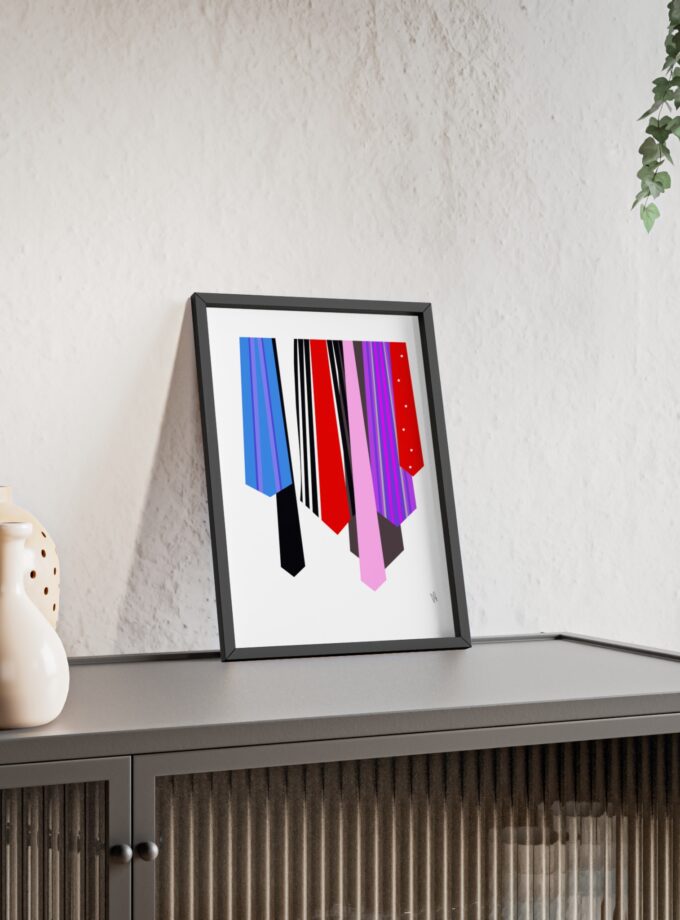 Ties Poster, Framed