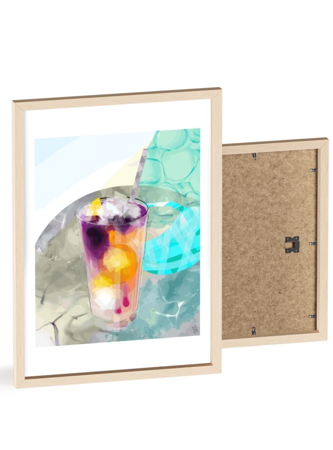 Lemonade In Zagreb Poster, Framed