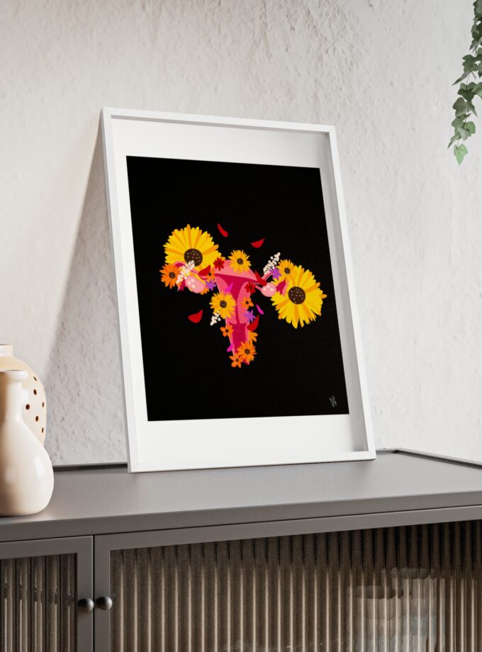 Nature Is Healing Poster, Framed