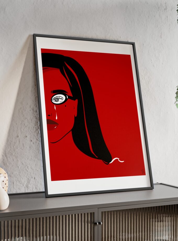 Writer Poster, Framed