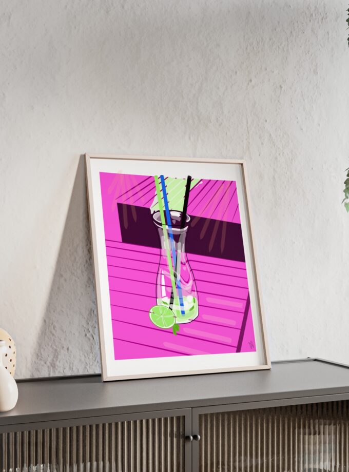 Mojito In Starigrad Poster, Framed