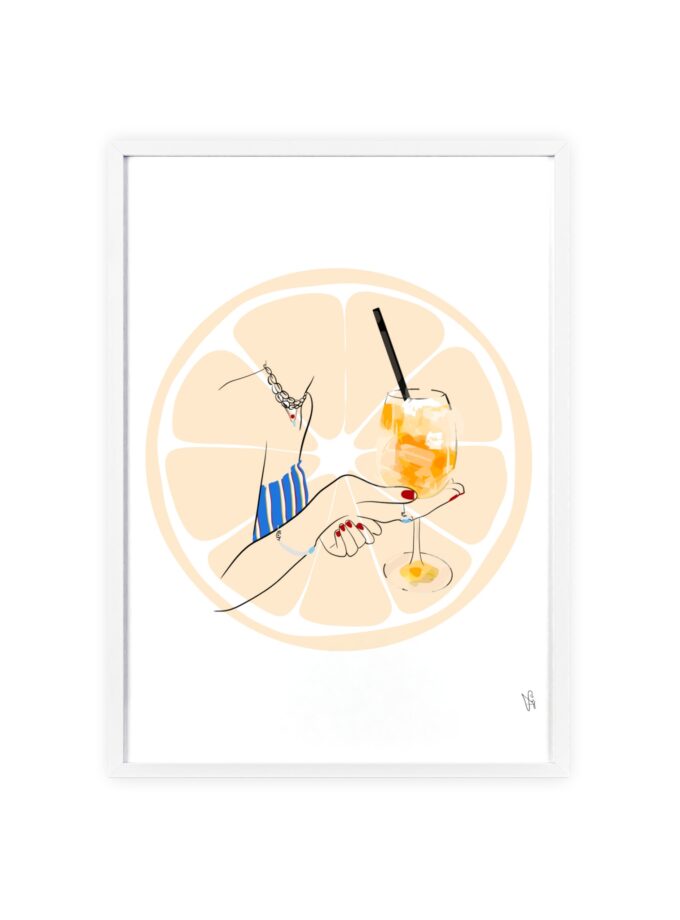 Mimosa in Dubrovnik Poster, Framed