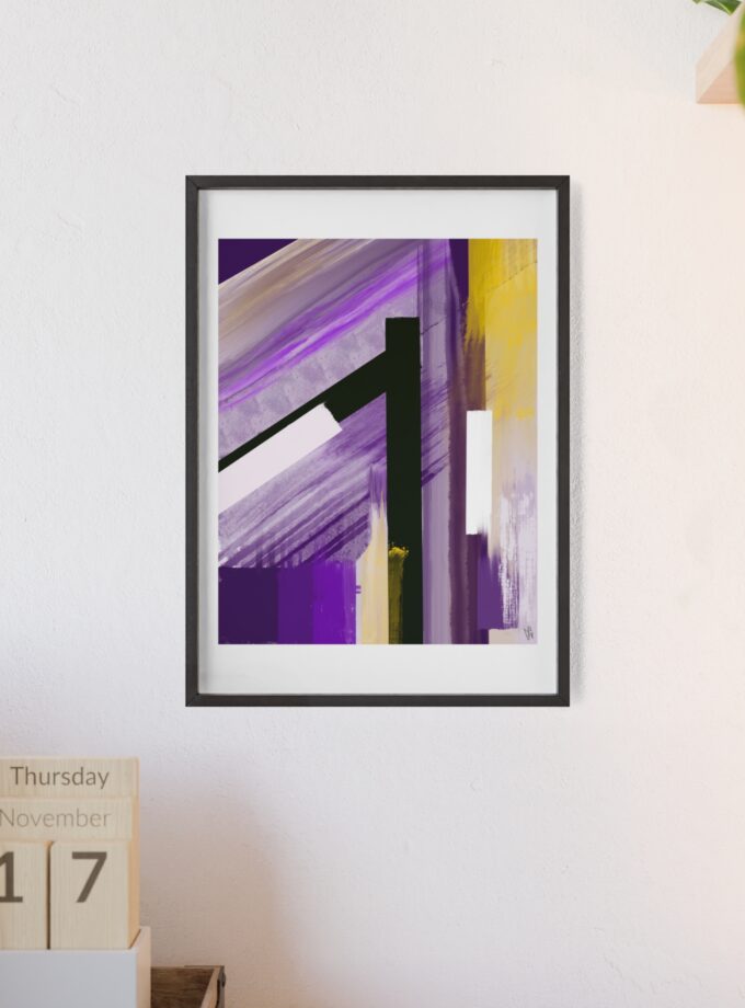 Lilac Poster, Framed