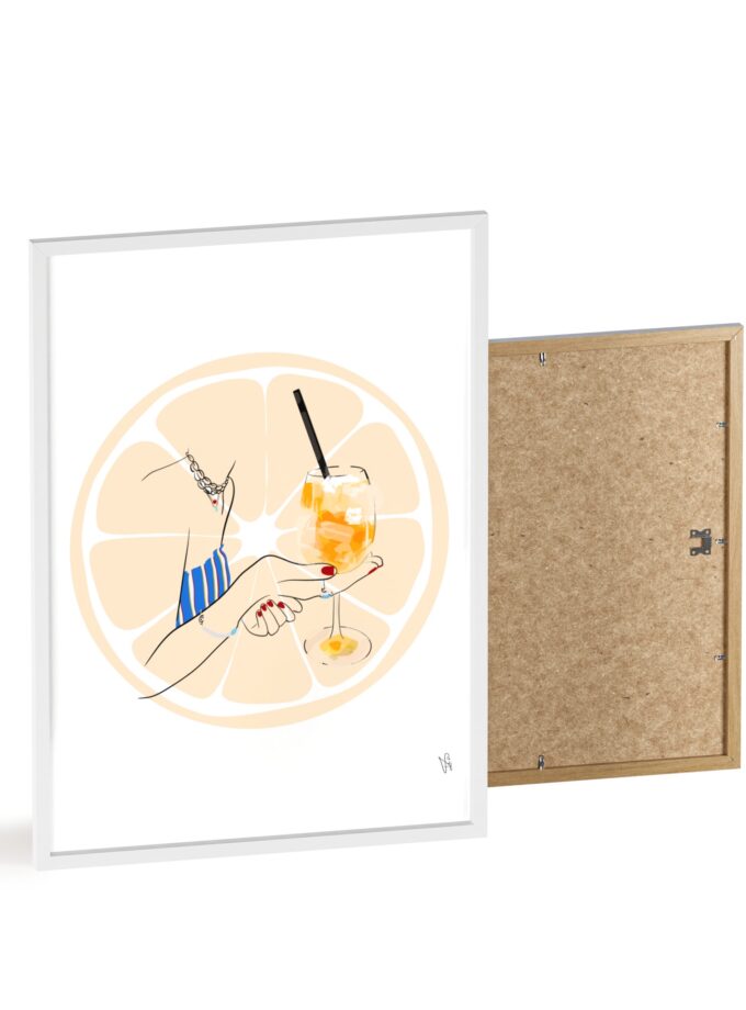 Mimosa in Dubrovnik Poster, Framed