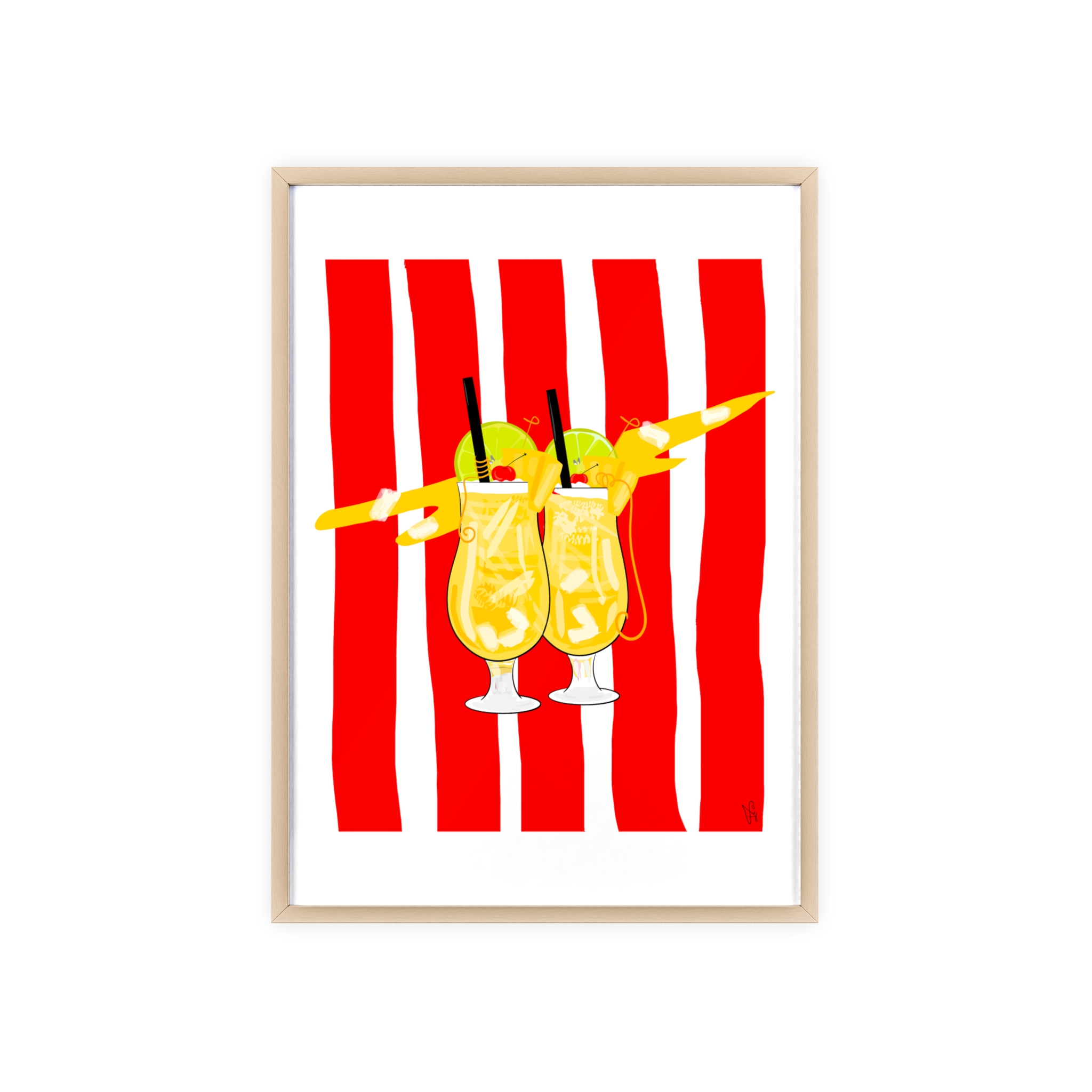 Pina Colada Poster, Framed - Image 61