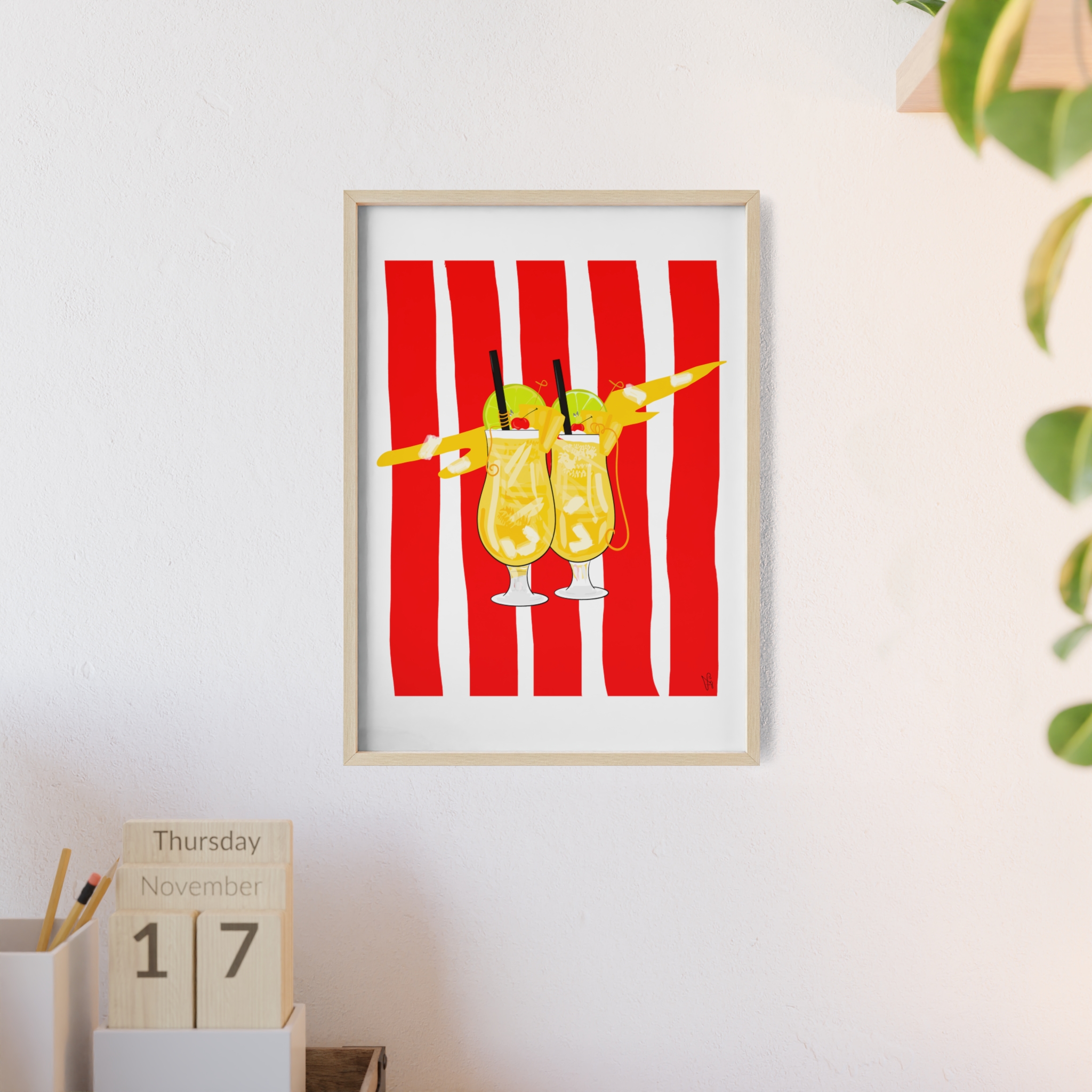 Pina Colada Poster, Framed - Image 64