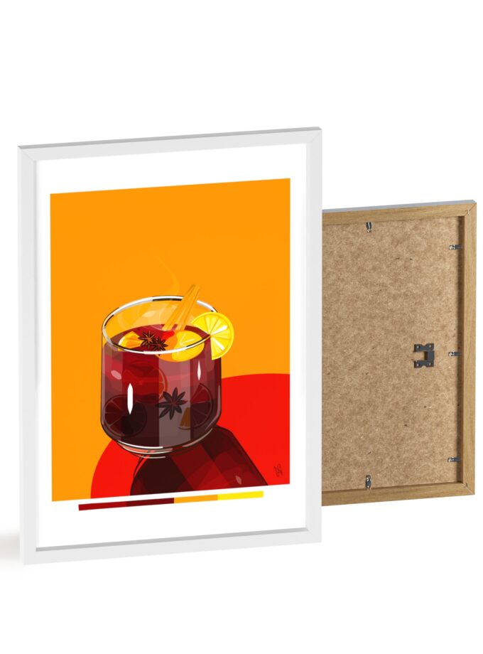 Mulled Wine Poster, Framed
