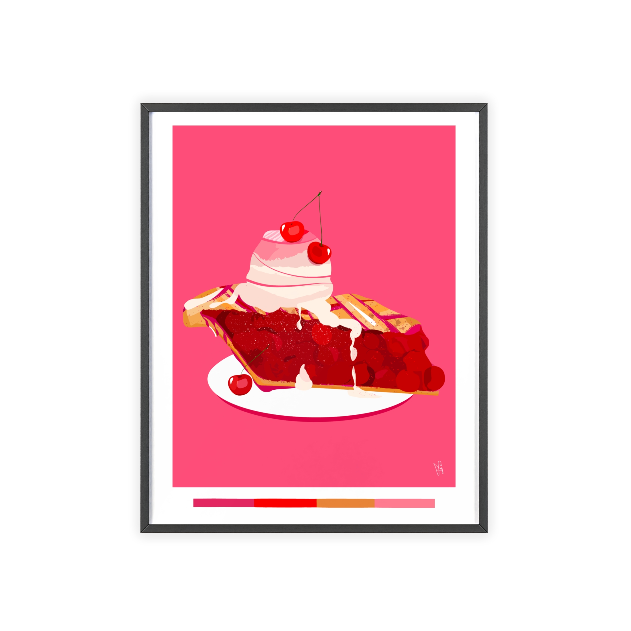 Cherry Pie Poster, Framed - Image 5