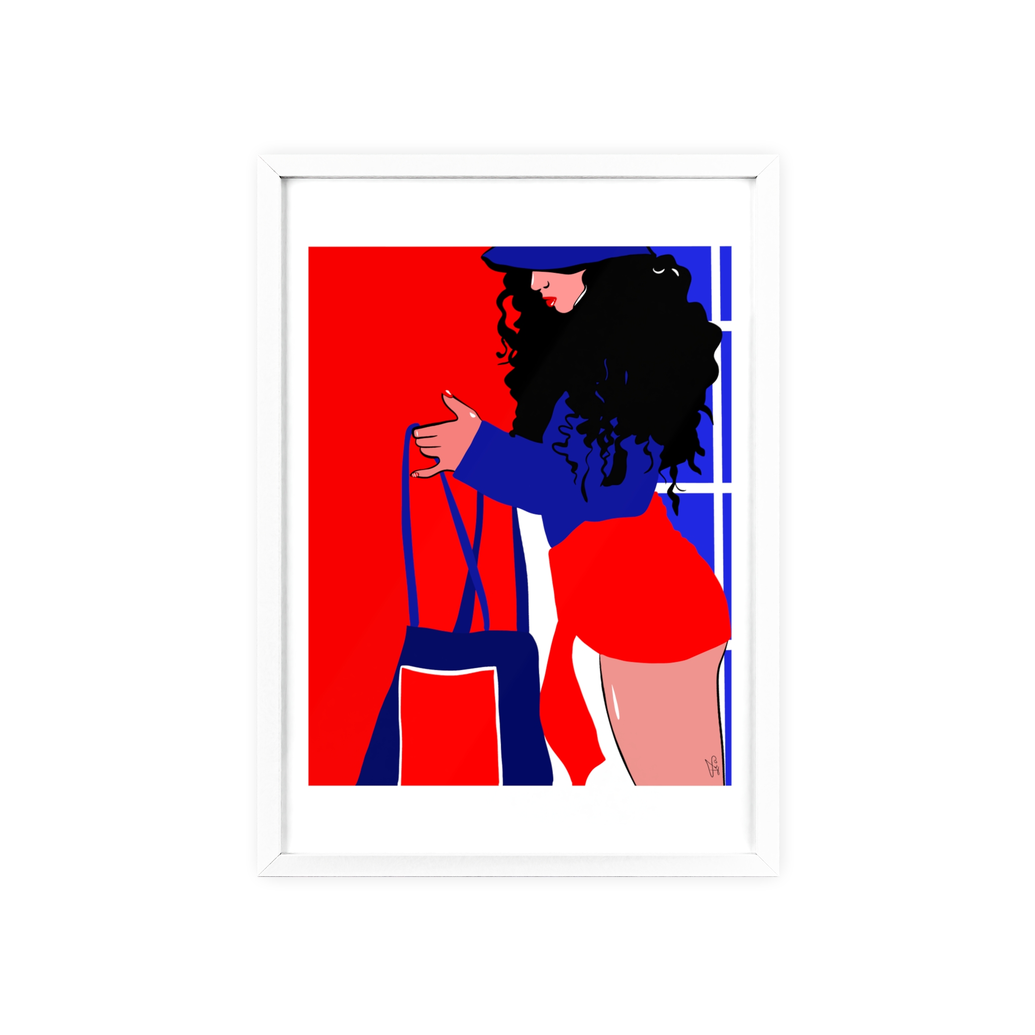 Beach Day Poster, Framed - Image 61