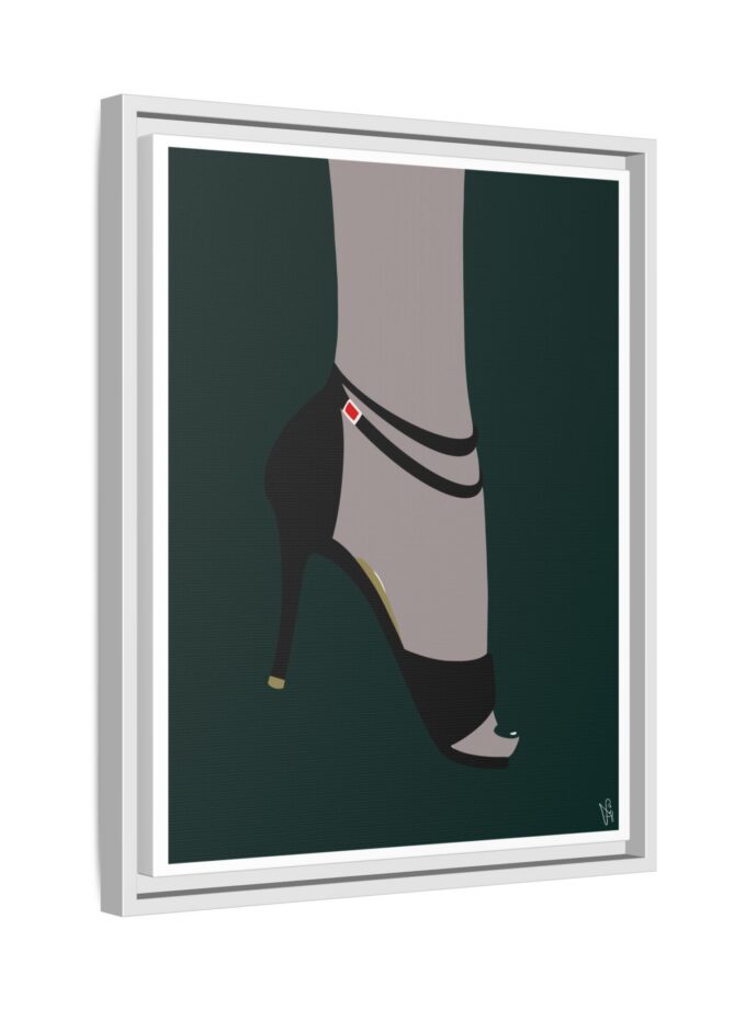 Emerald Canvas, Framed