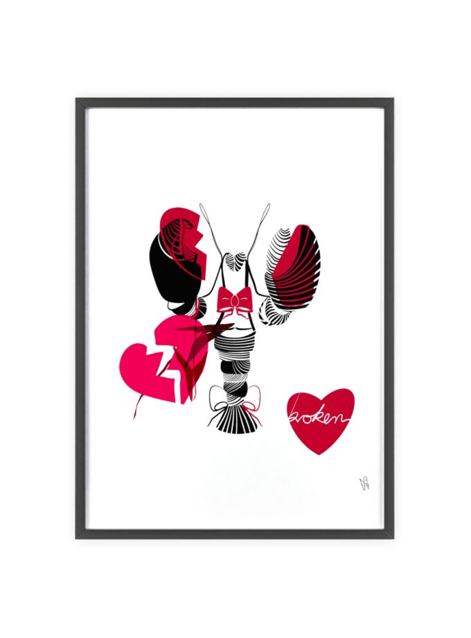 Heartbroken Poster, Framed