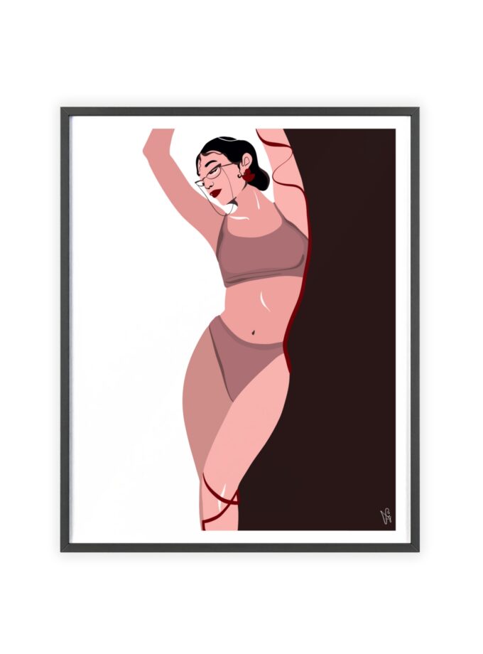 My Time Poster, Framed