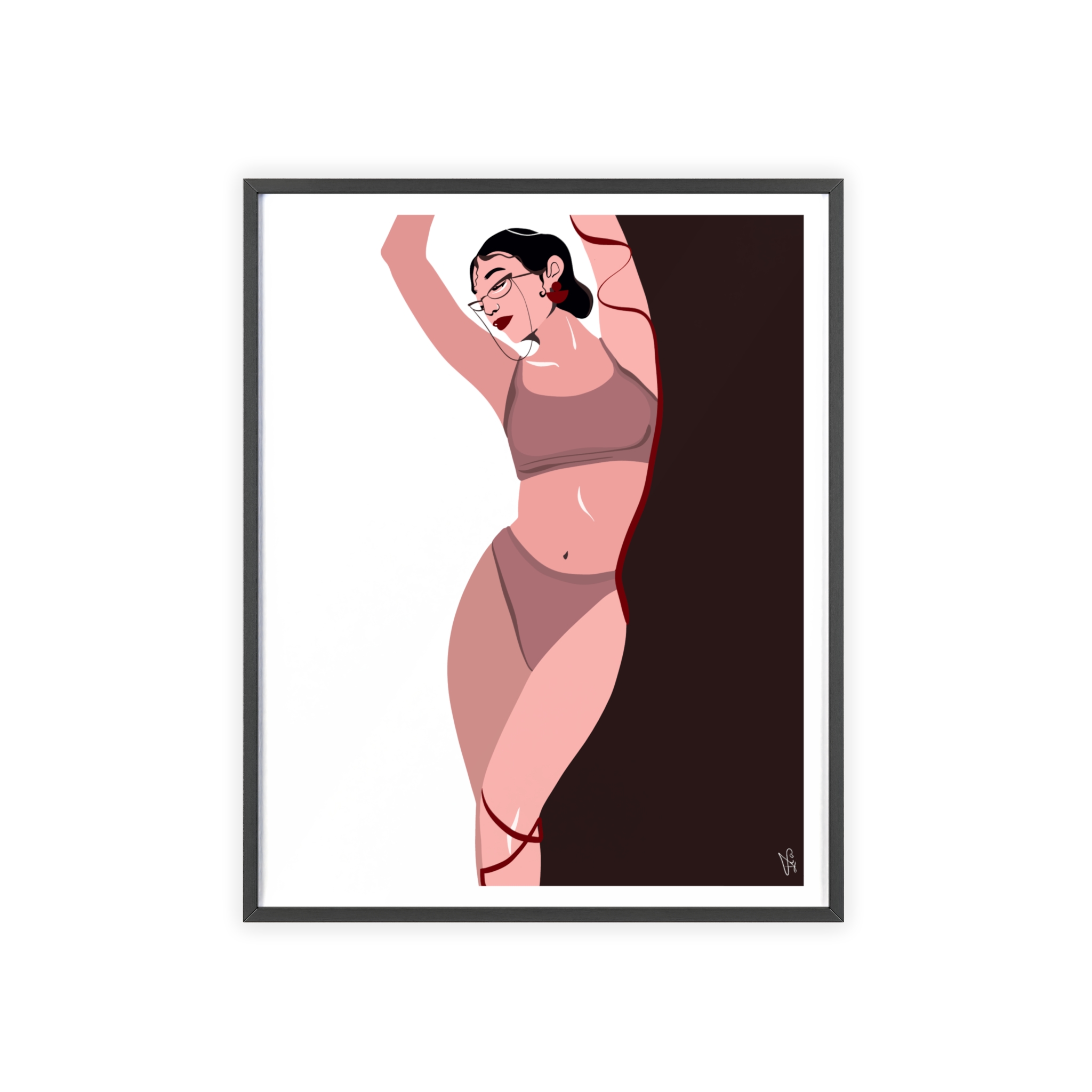 My Time Poster, Framed