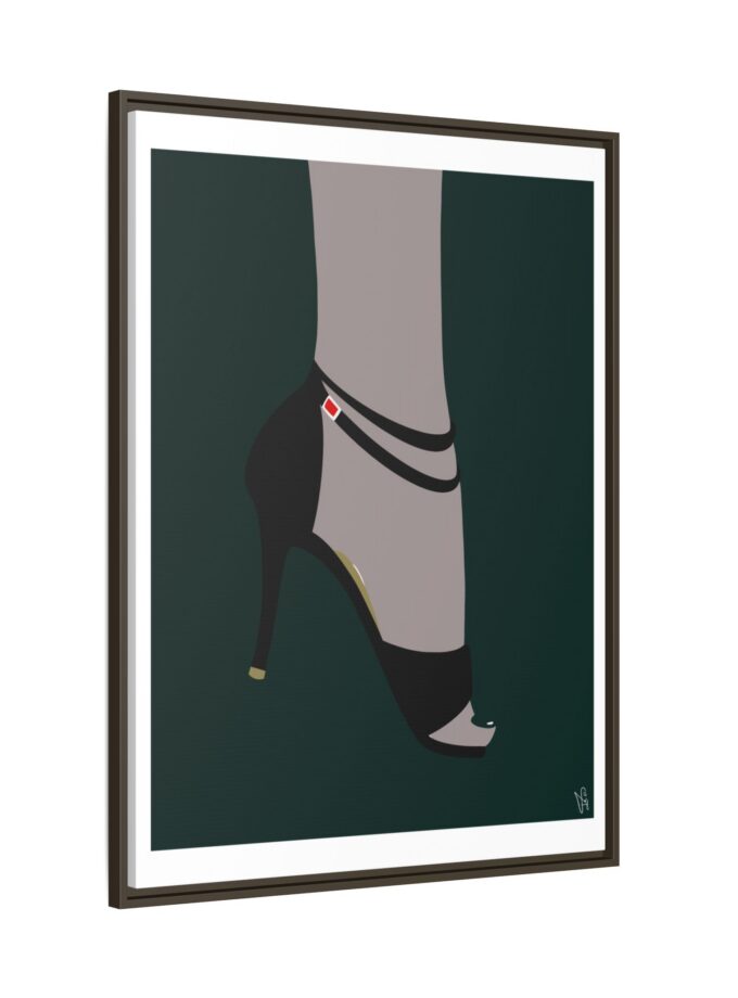 Emerald Canvas, Framed