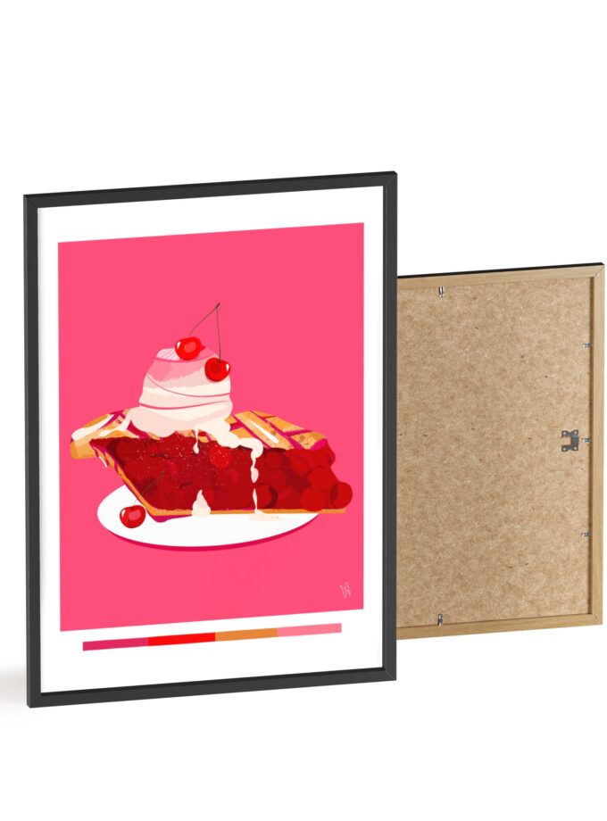 Cherry Pie Poster, Framed