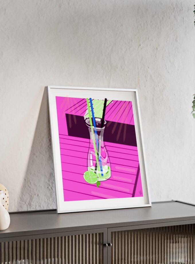 Mojito In Starigrad Poster, Framed