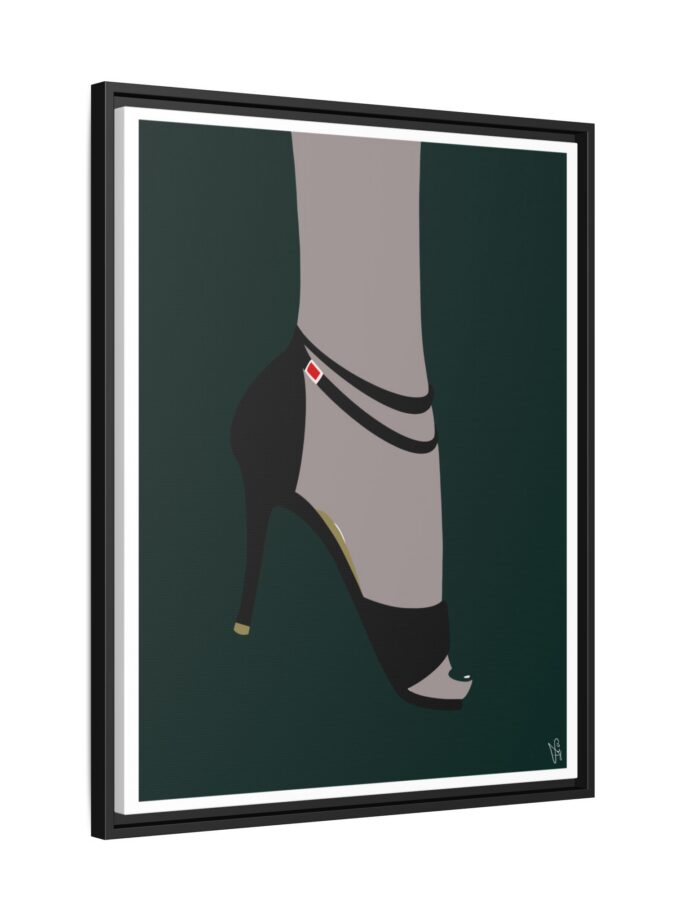 Emerald Canvas, Framed