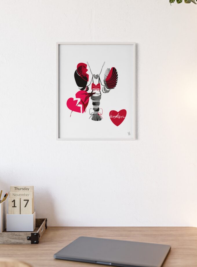 Heartbroken Poster, Framed