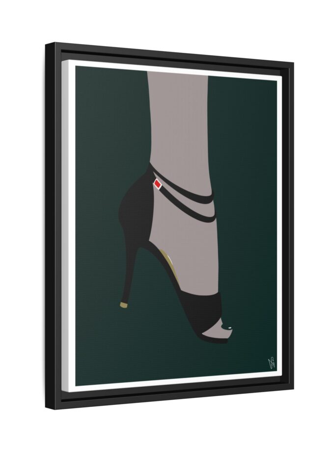 Emerald Canvas, Framed