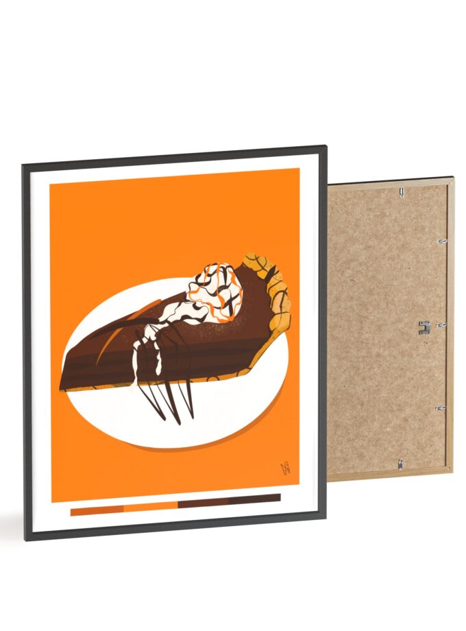 Chocolate Pie Poster, Framed