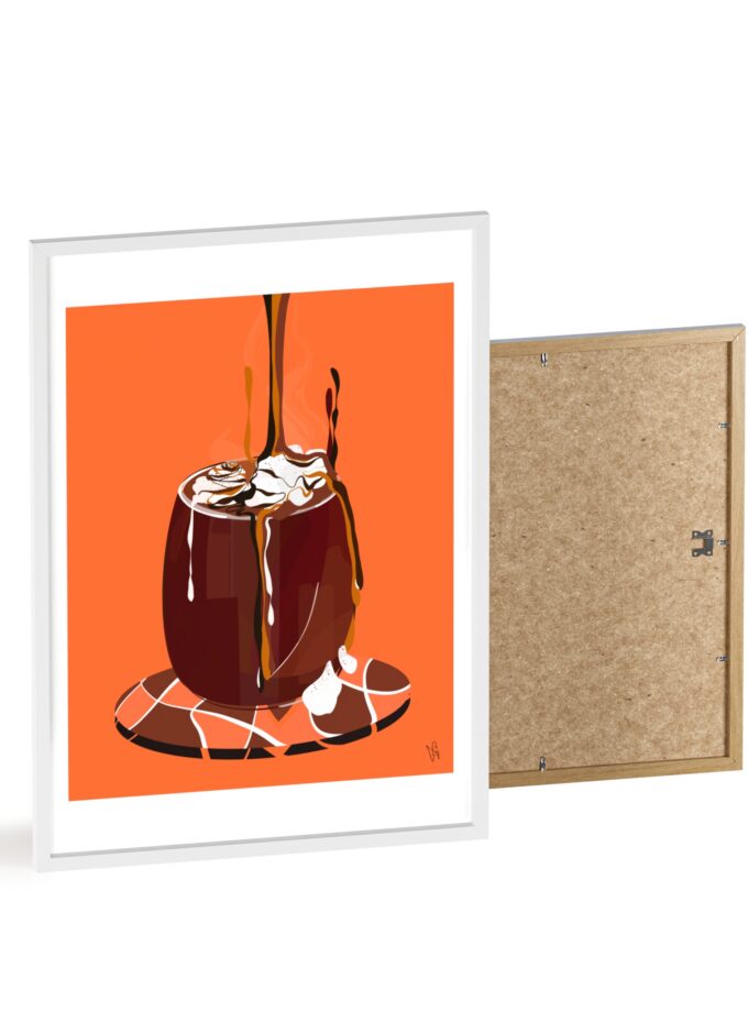 Hot Chocolate Poster, Framed