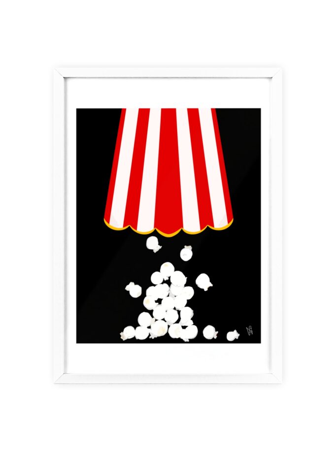 Let's Stay In Poster, Framed