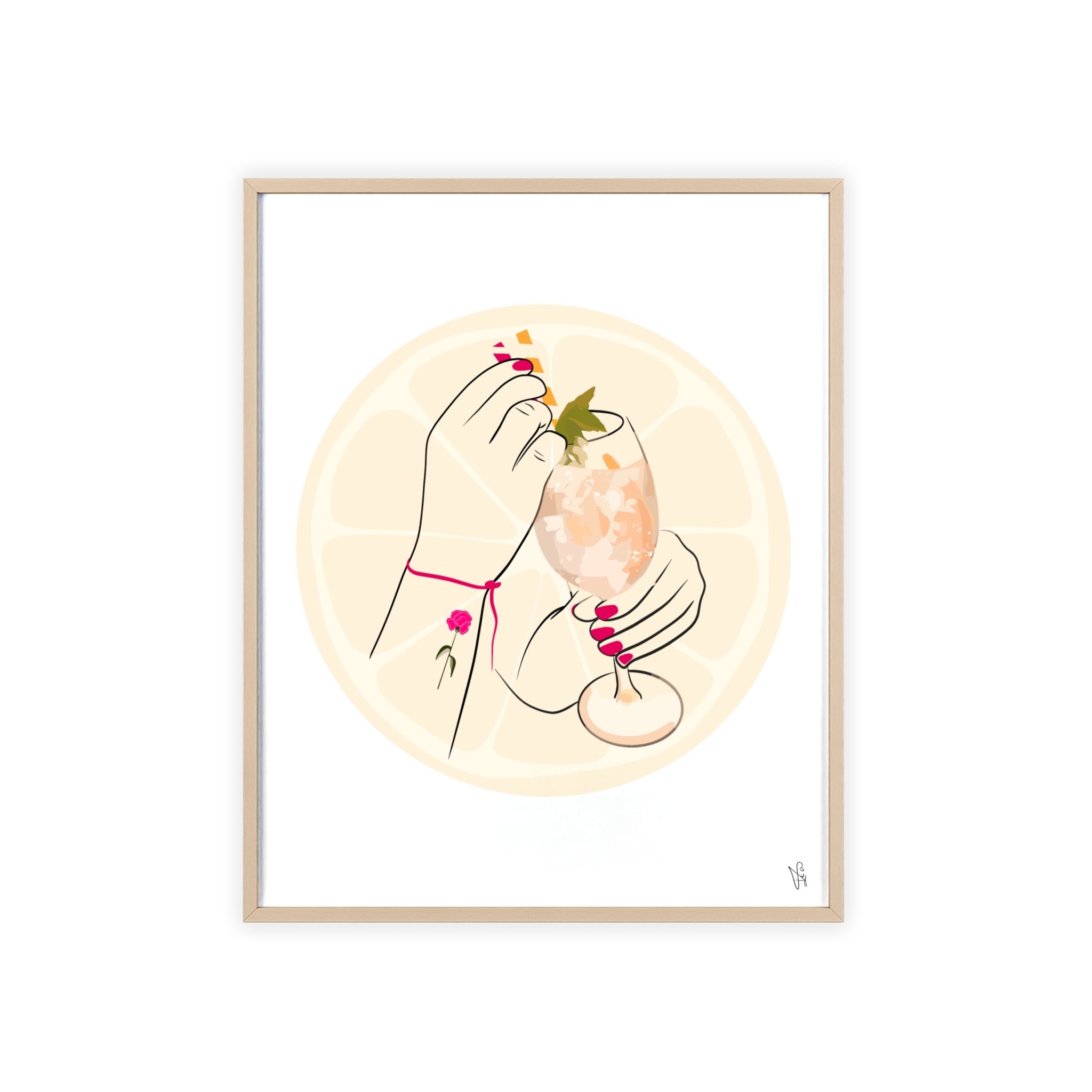 A Toast To Friendship Poster, Framed - Image 9