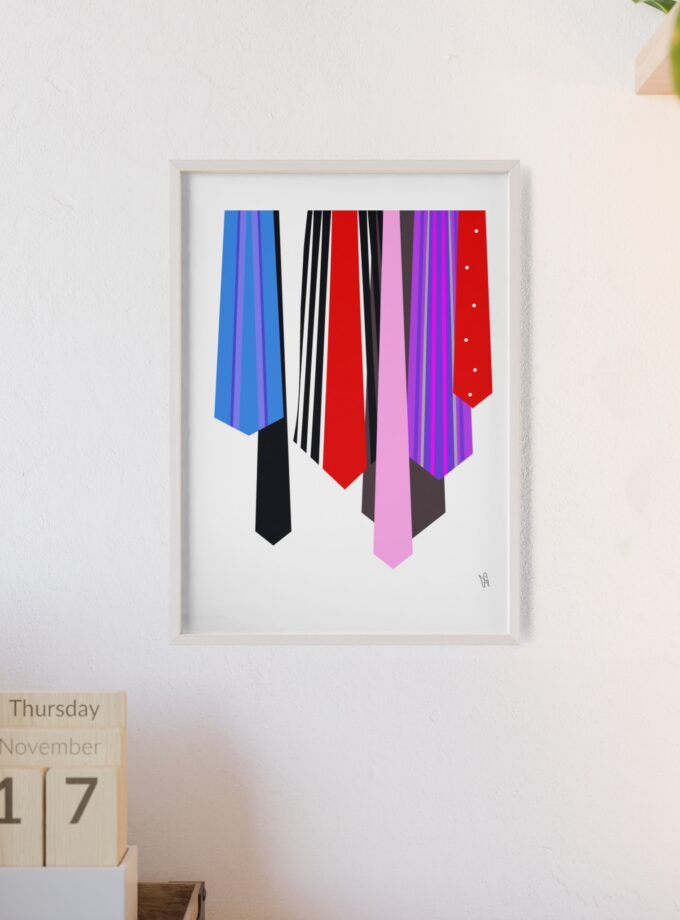 Ties Poster, Framed