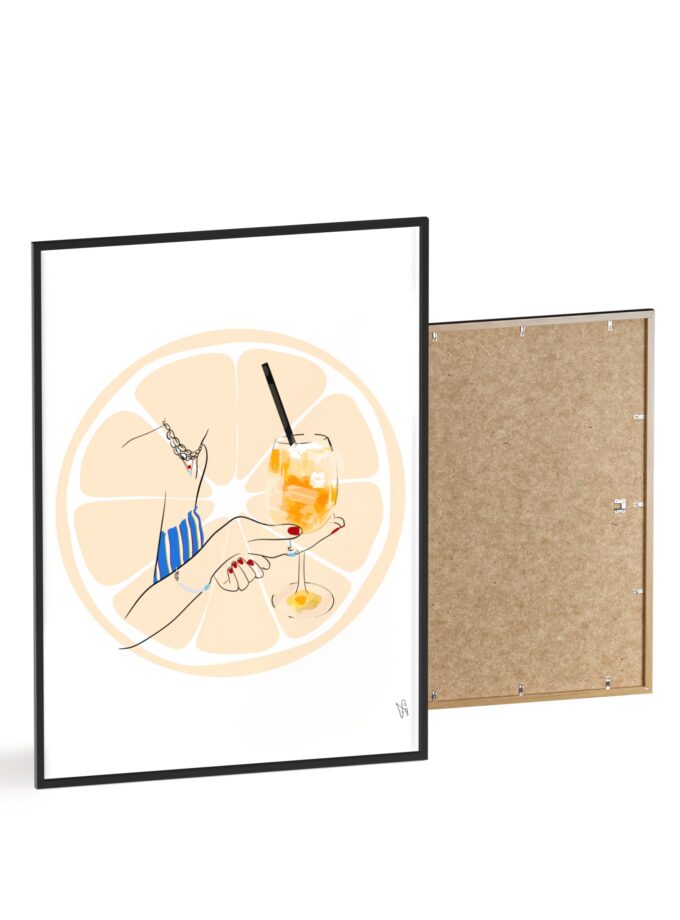 Mimosa in Dubrovnik Poster, Framed