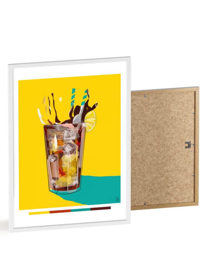 Splash Poster, Framed