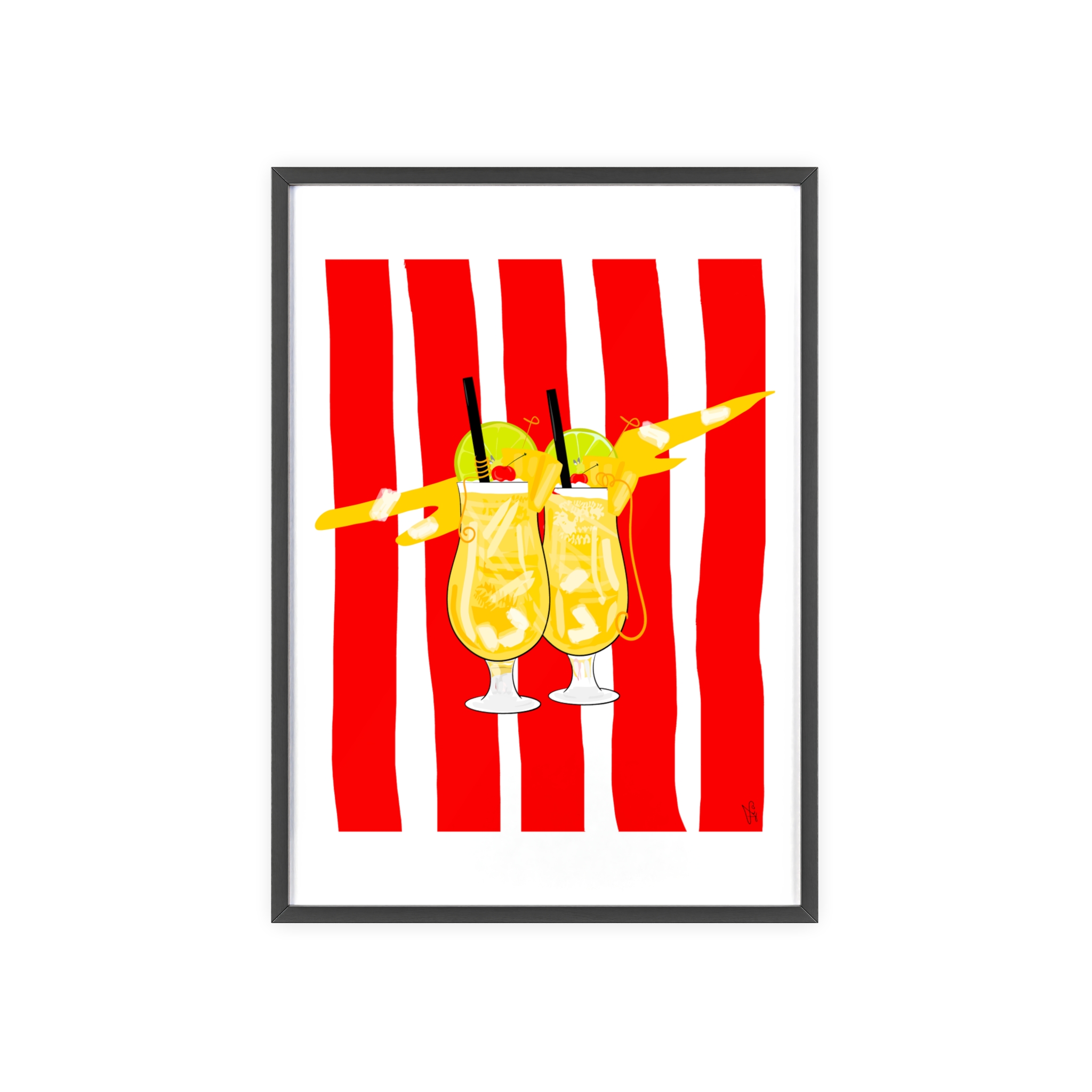 Pina Colada Poster, Framed - Image 53