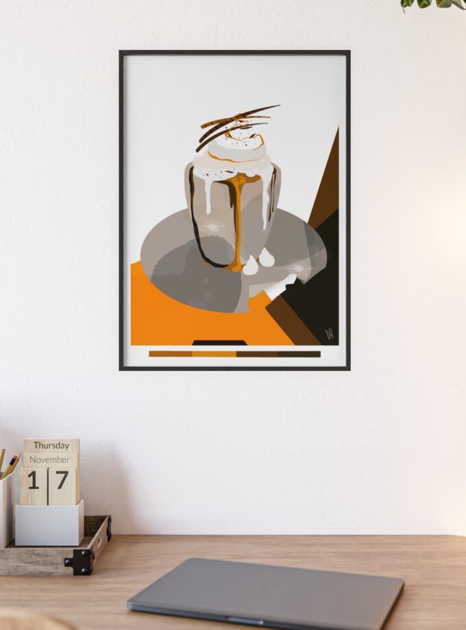 Caramel Bliss Poster, Framed