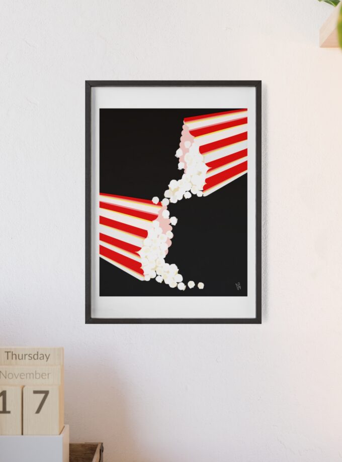 September Date Poster, Framed