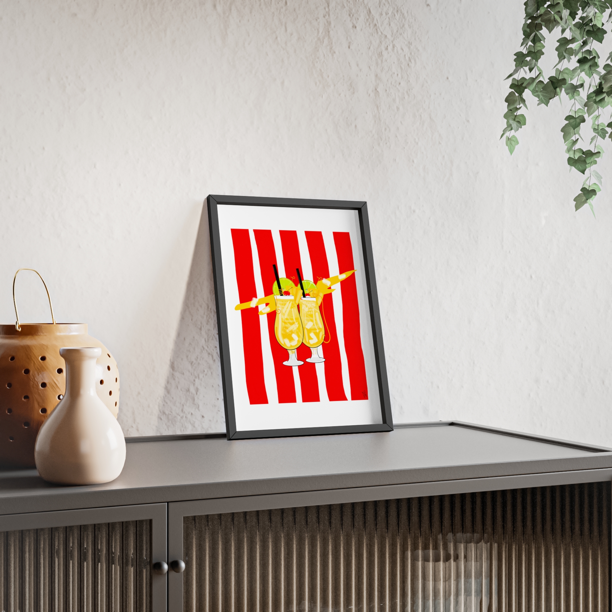 Pina Colada Poster, Framed - Image 75