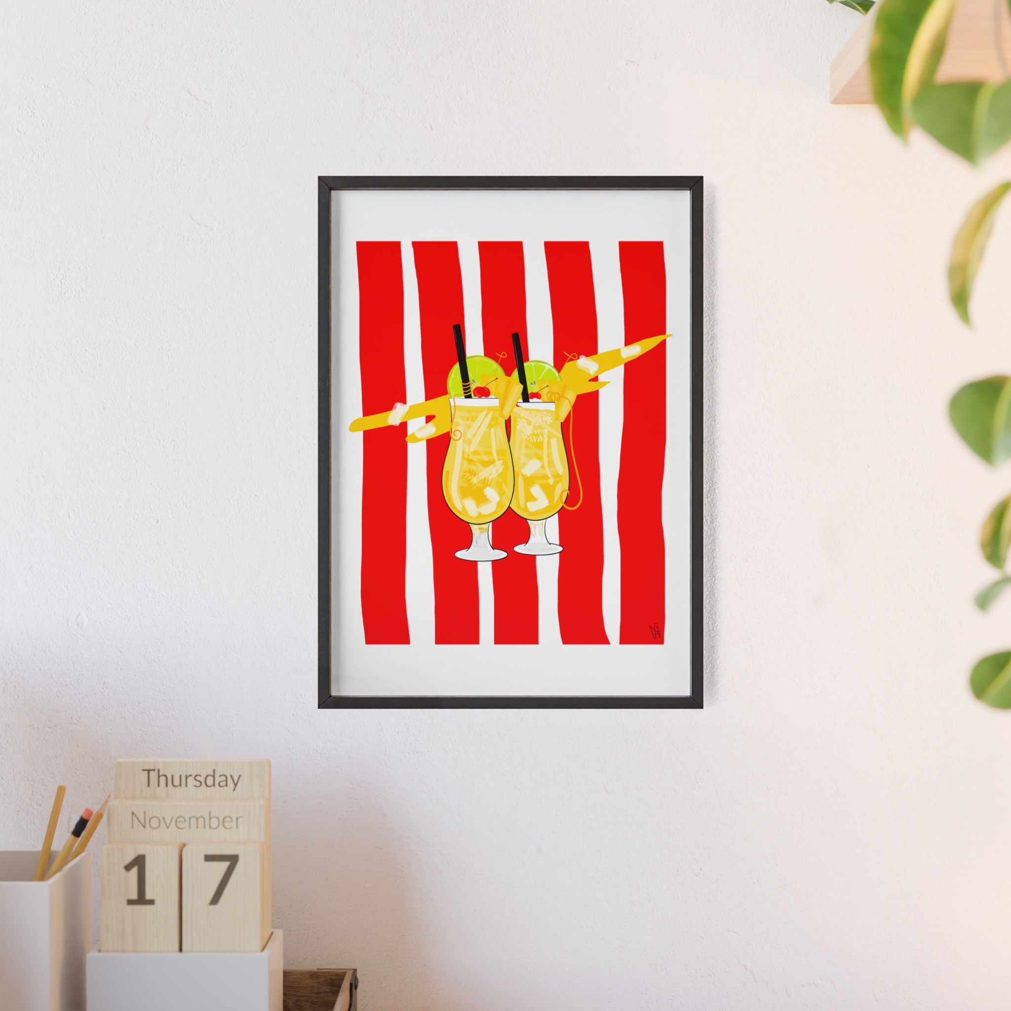 Pina Colada Poster, Framed - Image 52