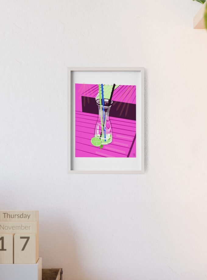 Mojito In Starigrad Poster, Framed