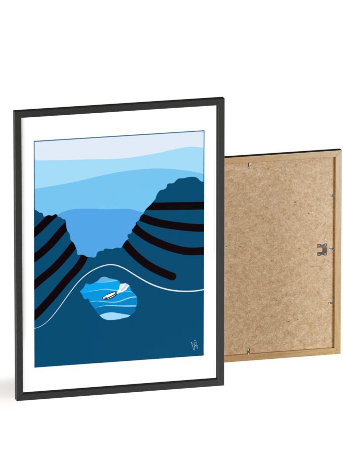 Sky Is Bright Poster, Framed