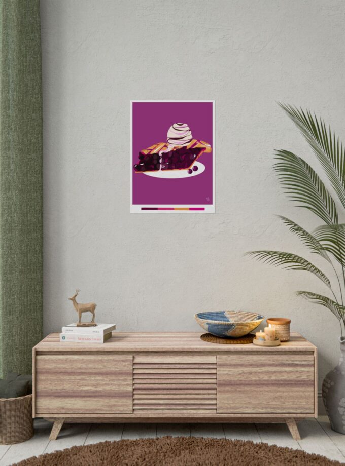 Blueberry Pie Poster