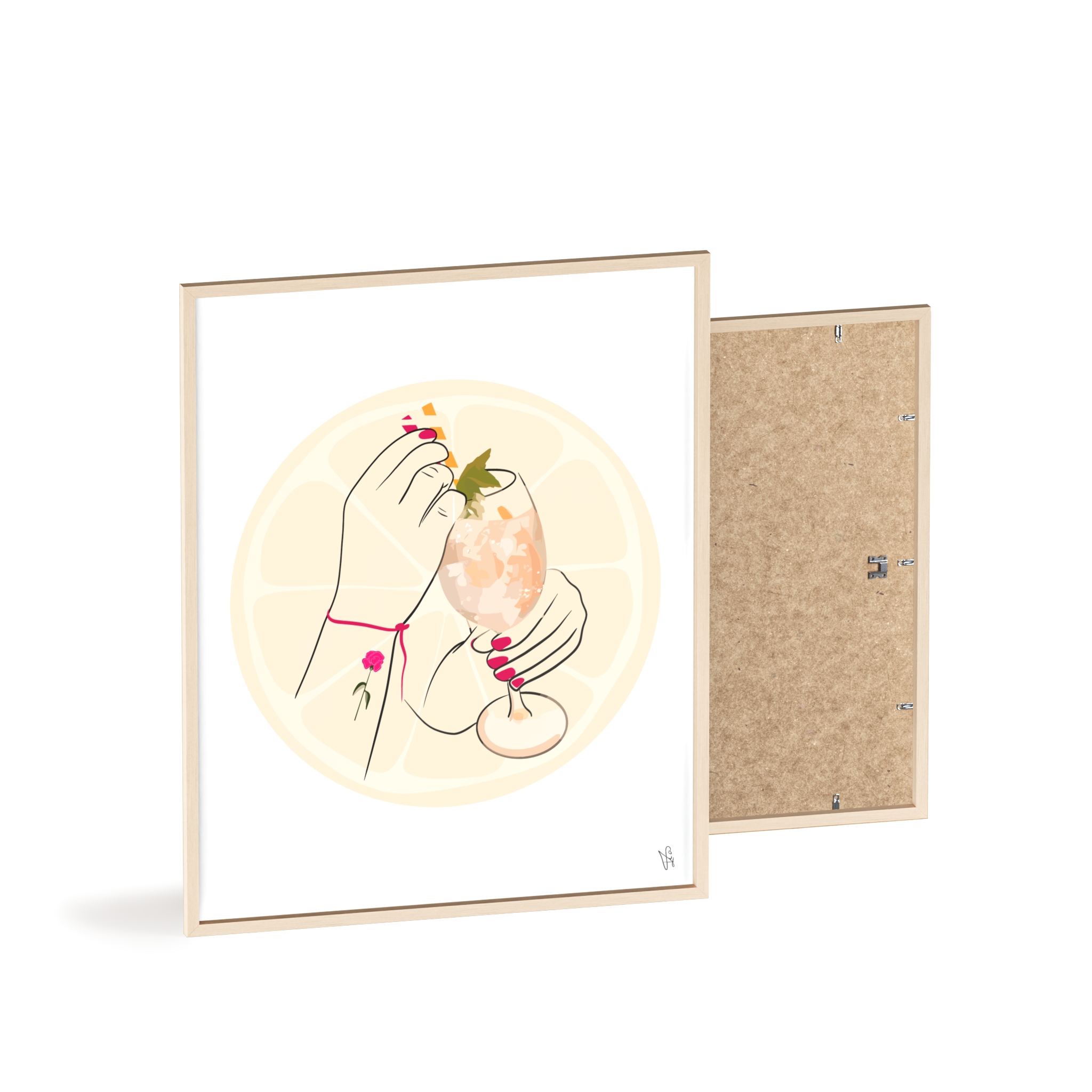 A Toast To Friendship Poster, Framed - Image 14