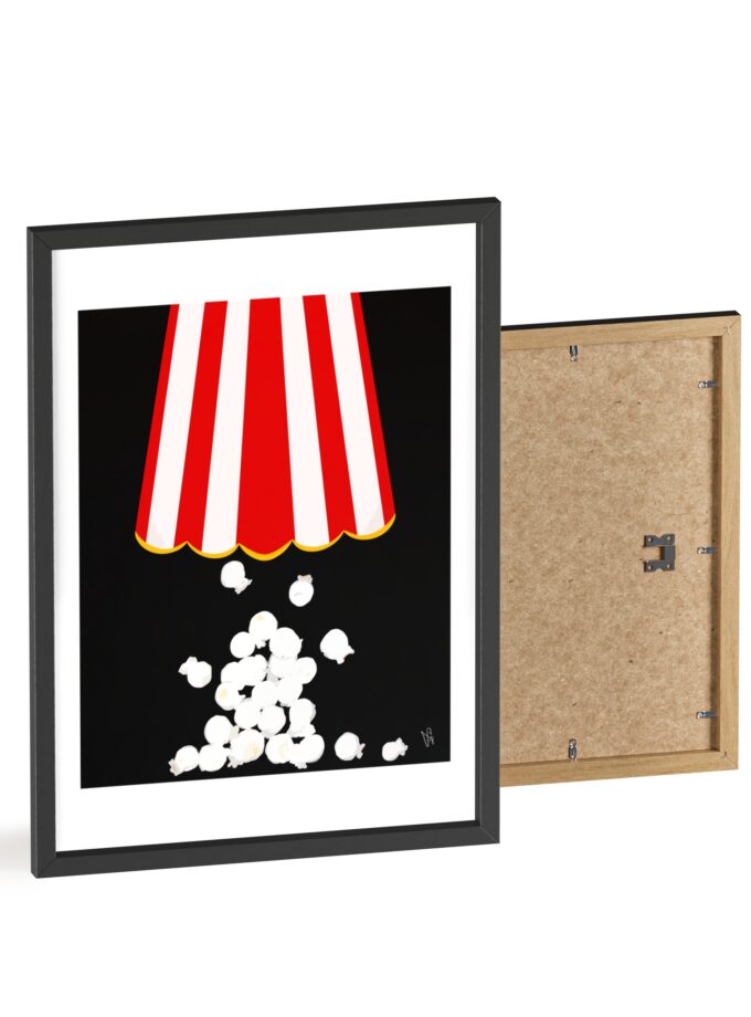 Let's Stay In Poster, Framed