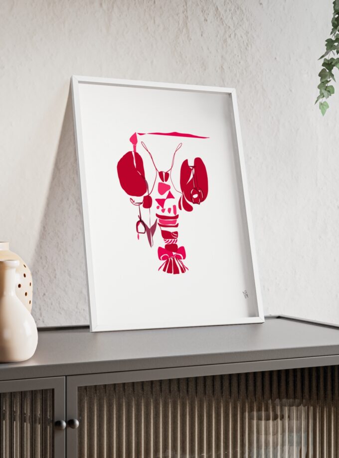 Chef's Kiss Poster, Framed